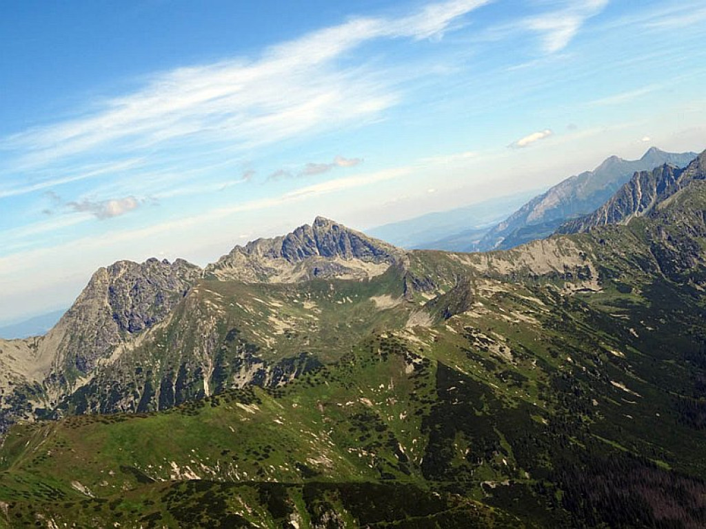 Niecodzienny widok na Tatry Wysokie
