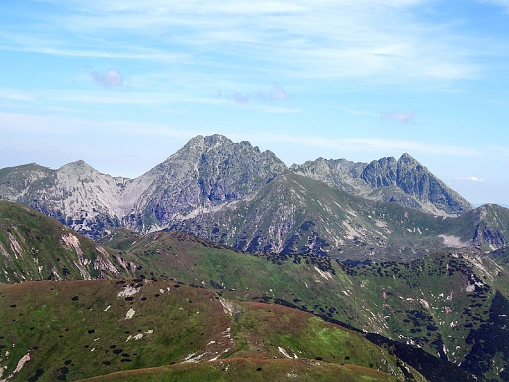 Niecodzienny widok na Tatry Wysokie