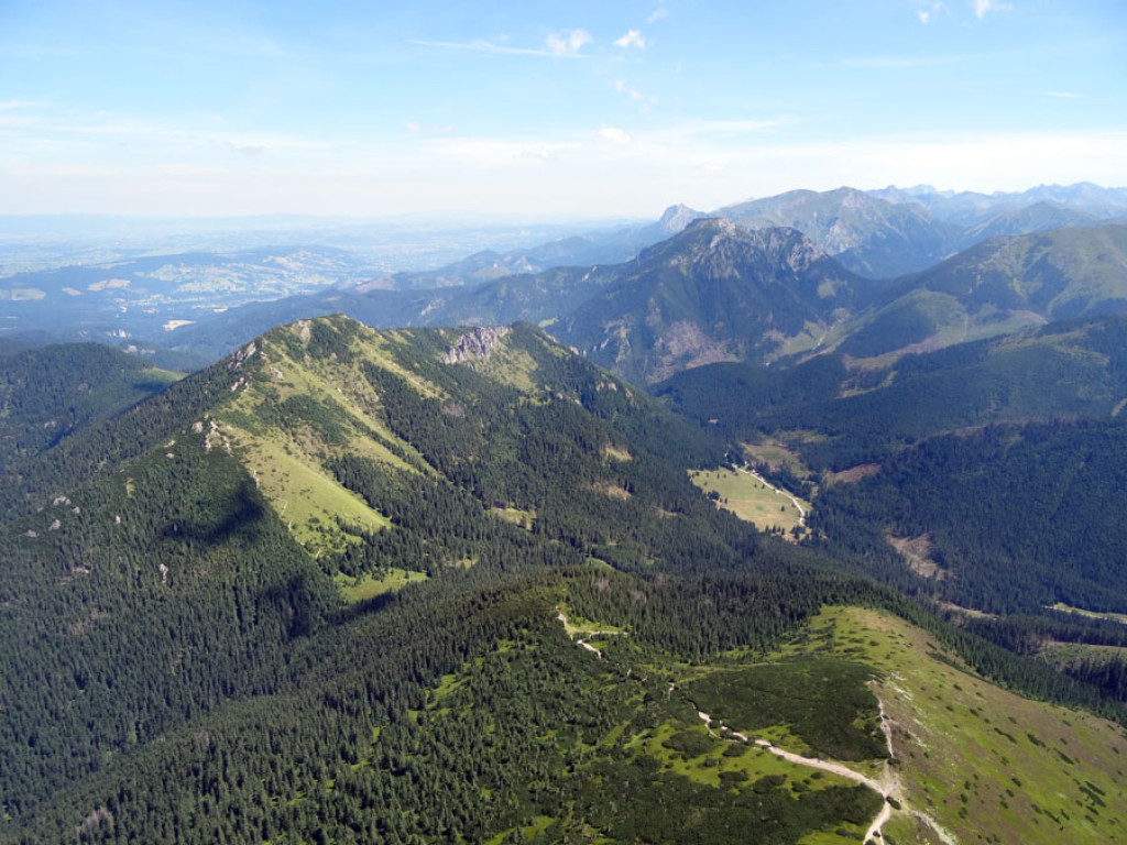 Tatry z lotu ptaka