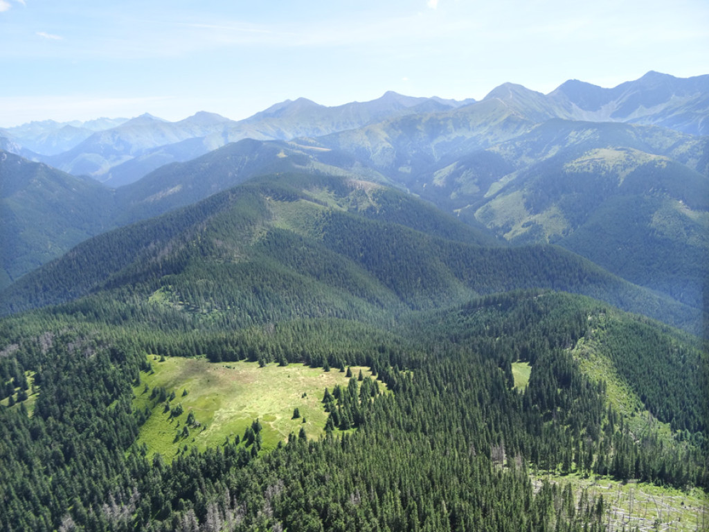 Tatry z lotu ptaka