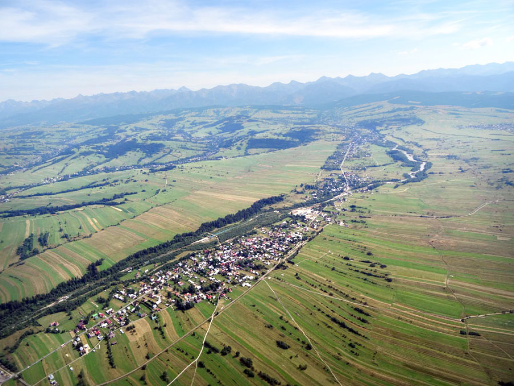 Tatry z lotu ptaka