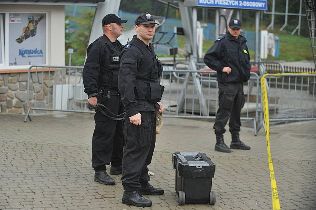 Ćwiczenia antyterrorystyczne na Kotelnicy Białczańskiej