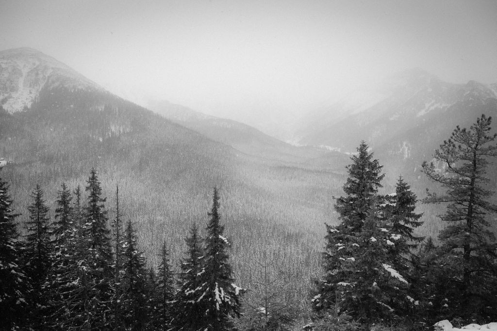 Tatry w biało-czarnej odsłonie