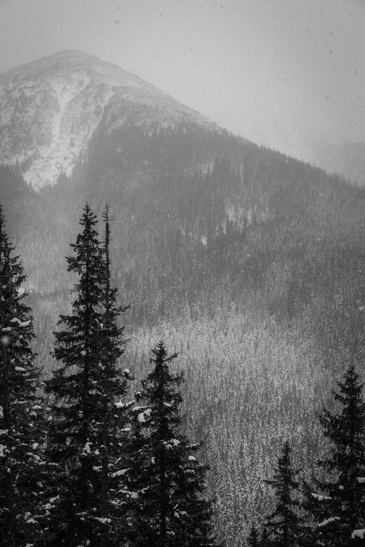 Tatry w biało-czarnej odsłonie