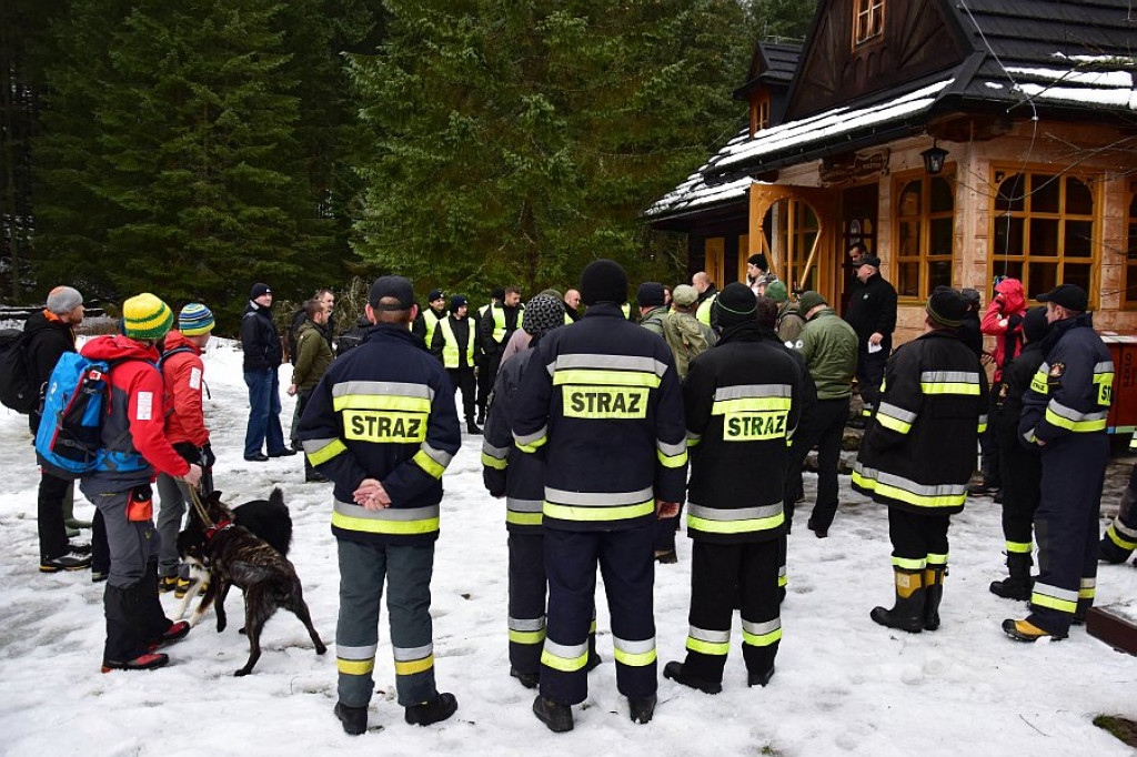 Poszukiwania Michała Kaczmarka w Dolinie Roztoki