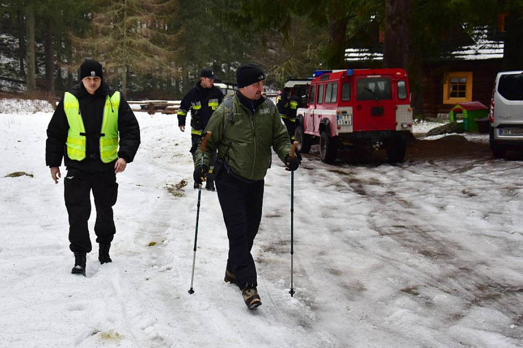 Poszukiwania Michała Kaczmarka w Dolinie Roztoki