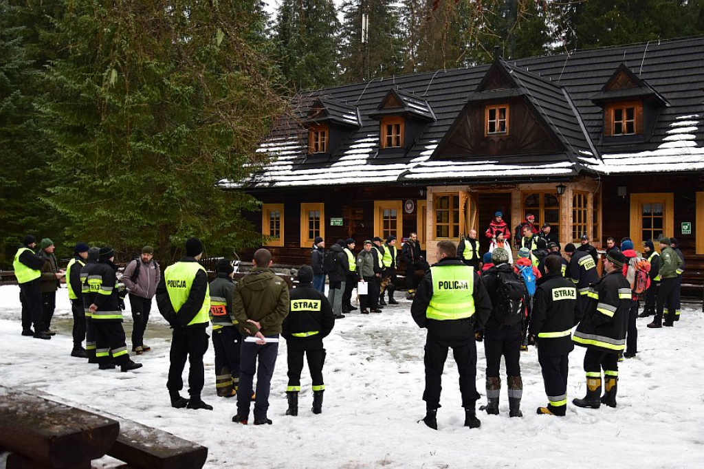 Poszukiwania Michała Kaczmarka w Dolinie Roztoki