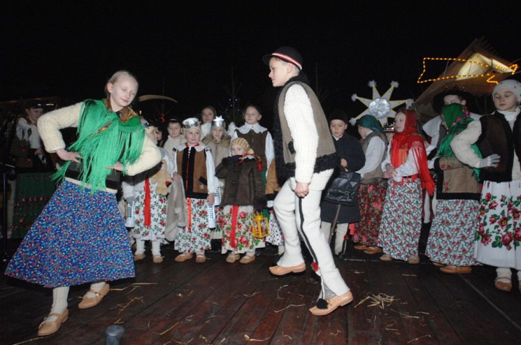 Wigilia Związku Podhalan na nowotarskim rynku