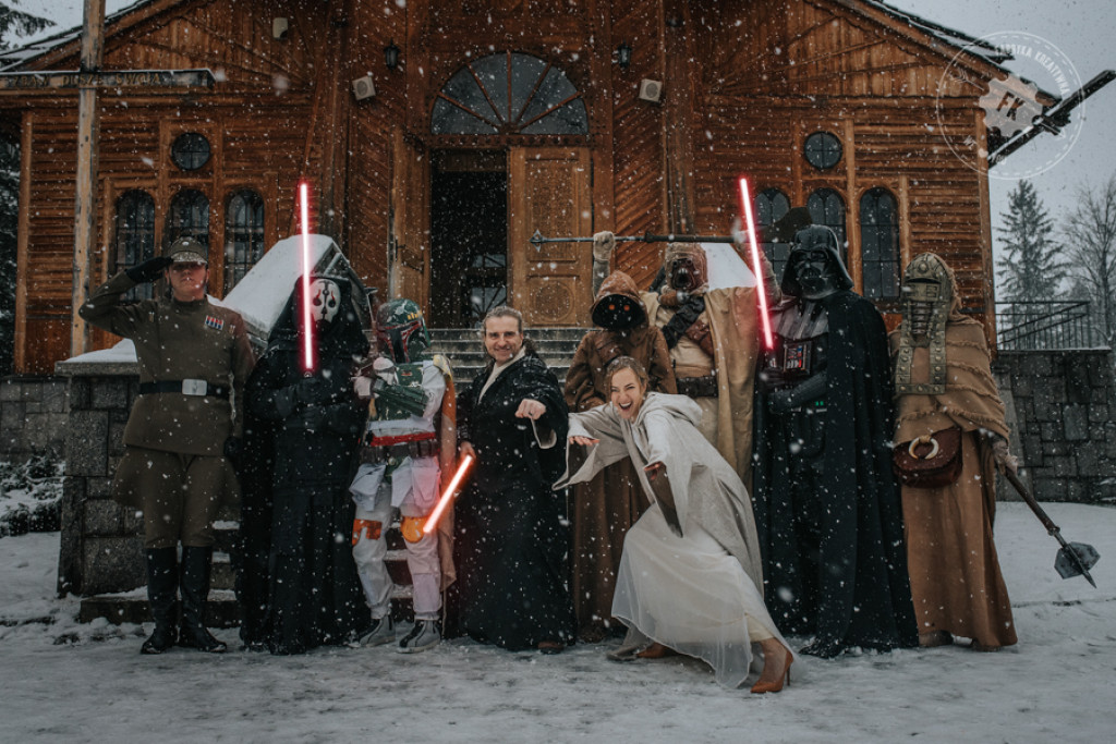 Jedyny taki ślub w Polsce. Niech moc będzie z Wami