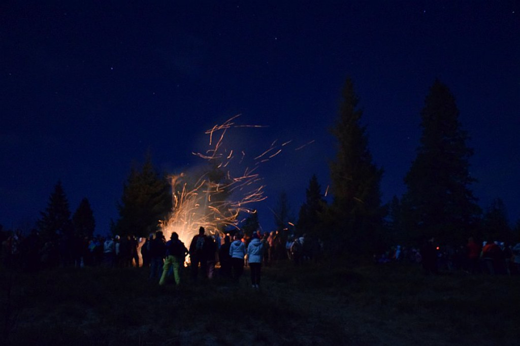 Pasterka na Polanie Brożek pod Turbaczem
