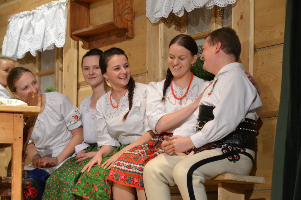 Zatraceniec w wykonaniu amatorskiego teatru z Bukowiny Tatrzańskiej
