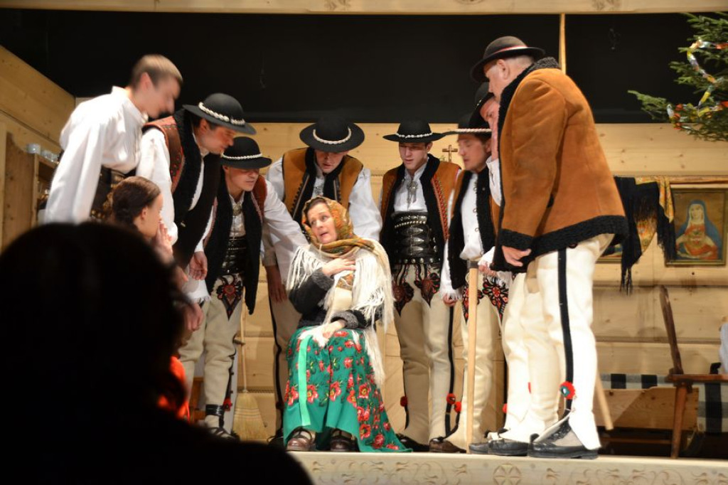 Zatraceniec w wykonaniu amatorskiego teatru z Bukowiny Tatrzańskiej