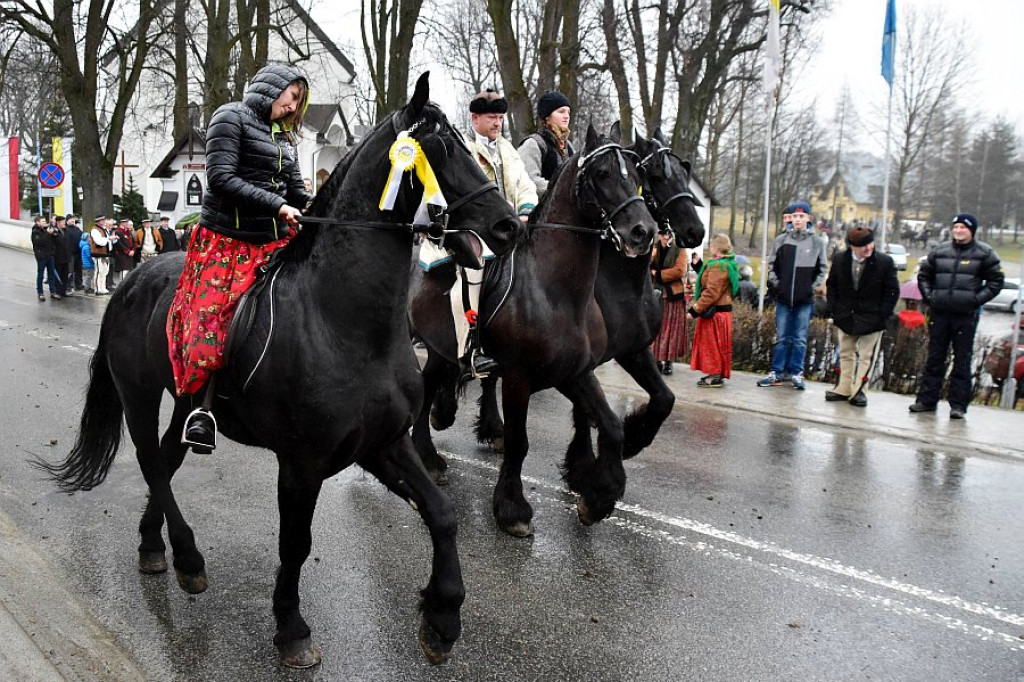 Ostatni odcinek konnej sztafety na Rok Miłosierdzia
