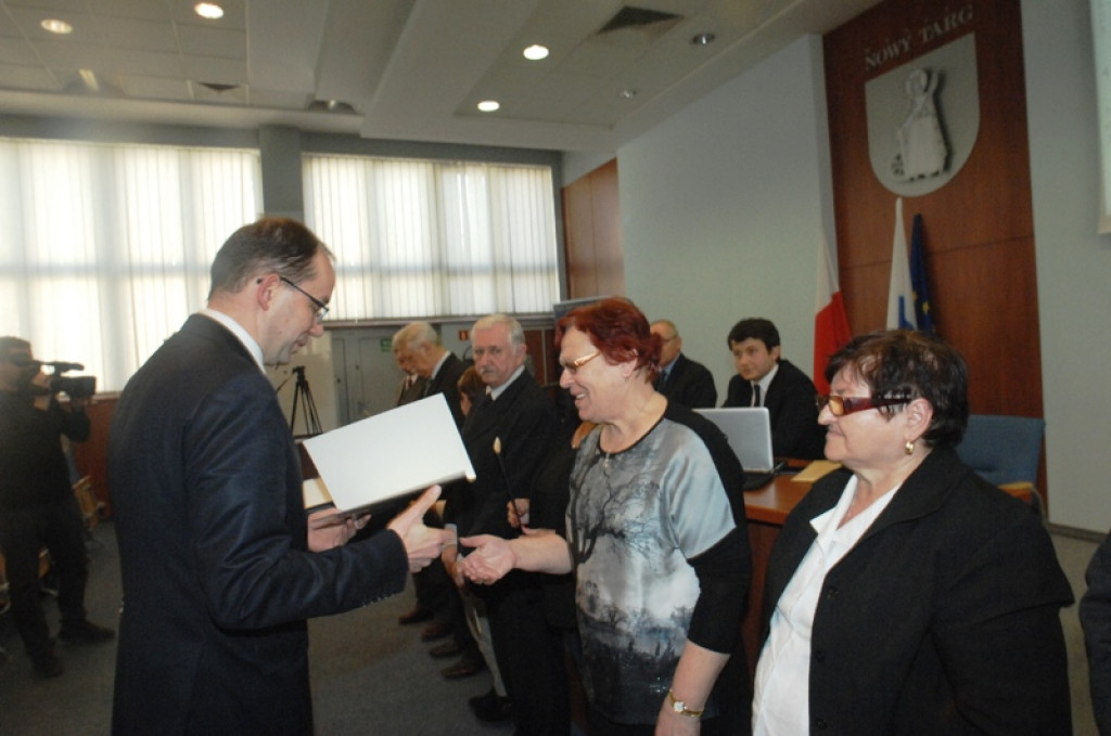 Nowotarscy radni powitali starszych i młodszych kolegów