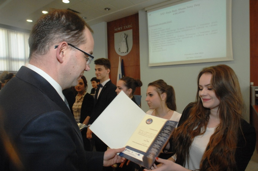 Nowotarscy radni powitali starszych i młodszych kolegów