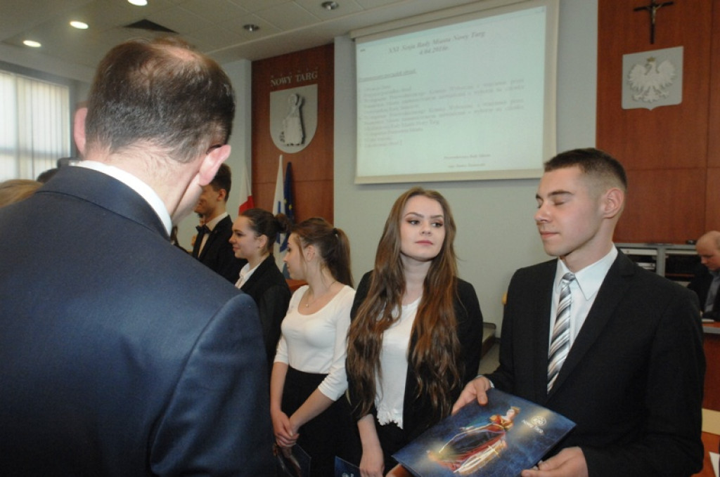 Nowotarscy radni powitali starszych i młodszych kolegów