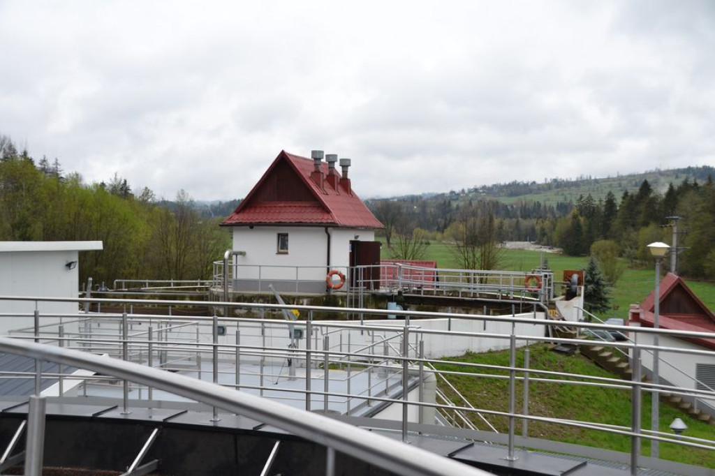 Oczyszczalnia ścieków w Czarnej Górze po remoncie