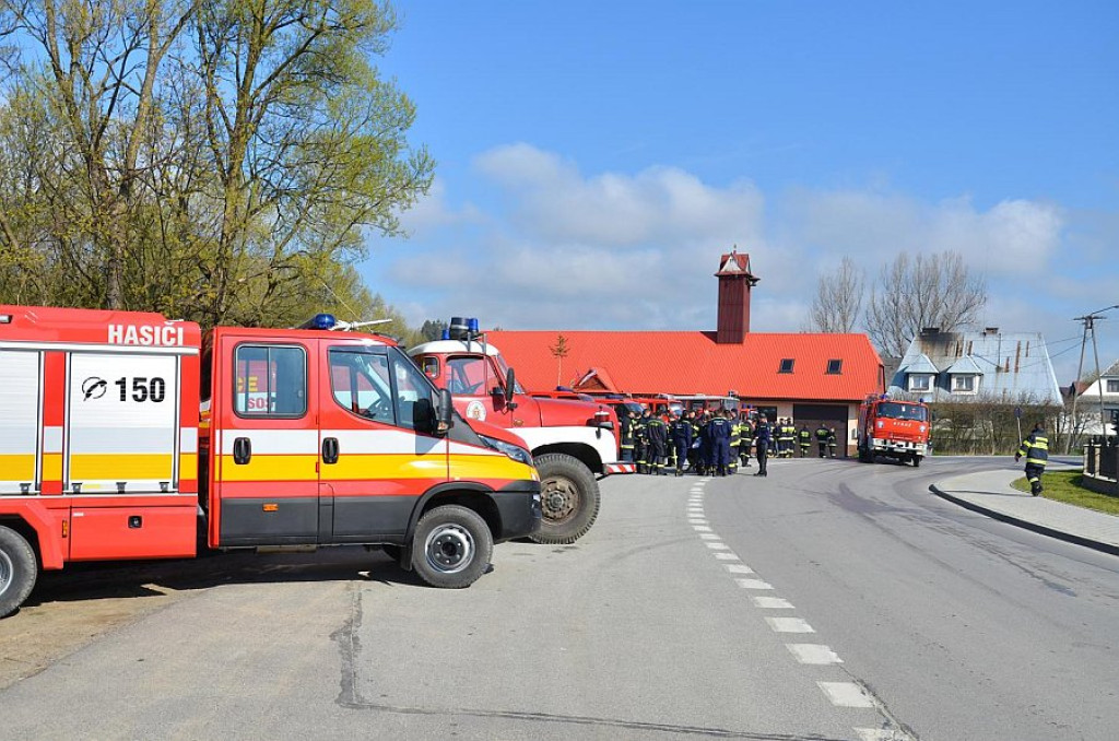 Strażackie manewry pod Babią Górą