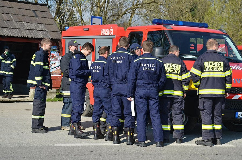 Strażackie manewry pod Babią Górą