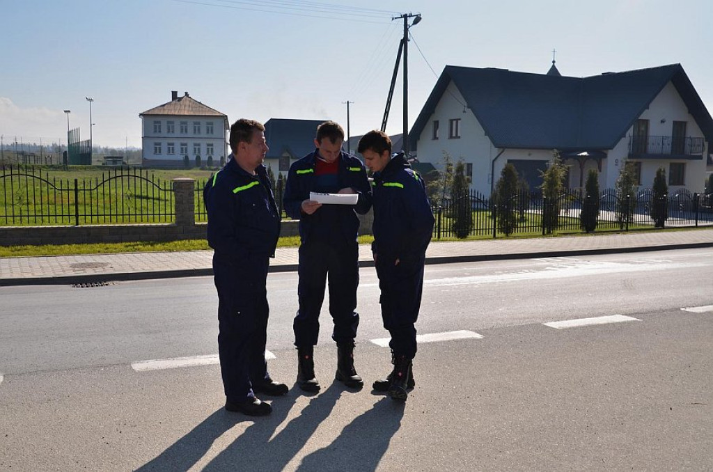 Strażackie manewry pod Babią Górą