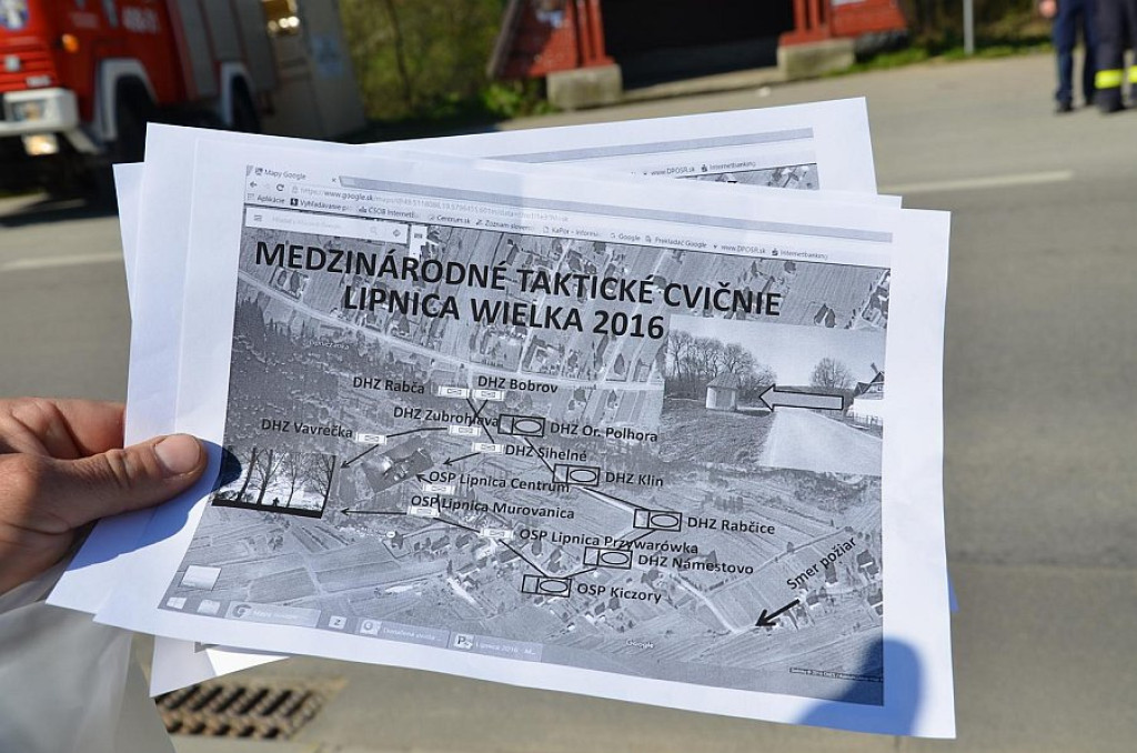 Strażackie manewry pod Babią Górą
