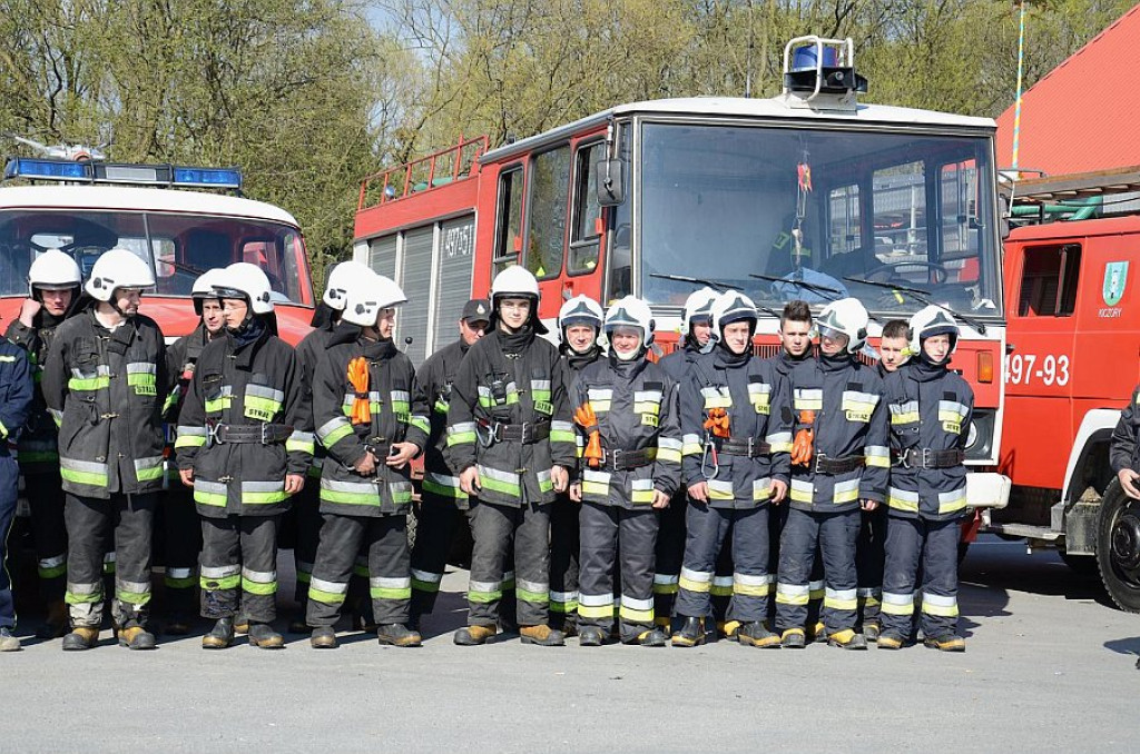 Strażackie manewry pod Babią Górą