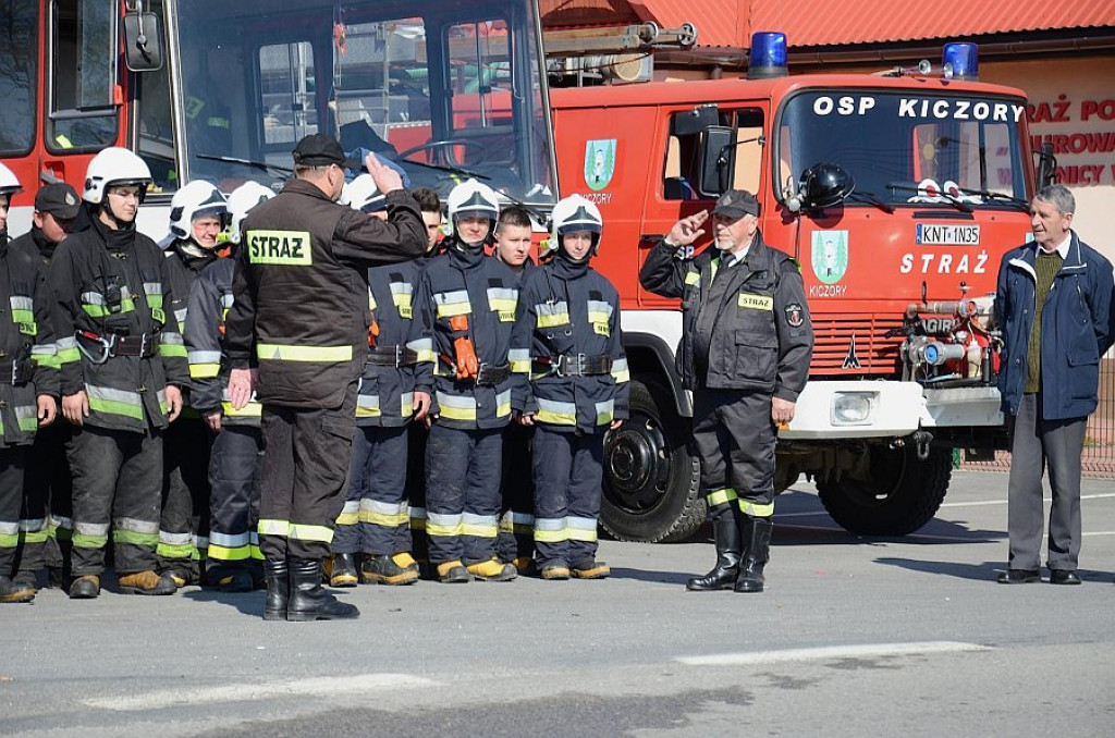 Strażackie manewry pod Babią Górą