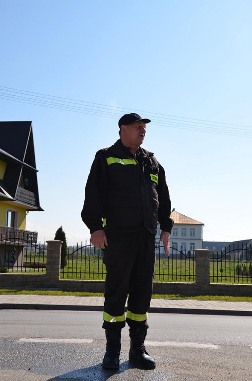 Strażackie manewry pod Babią Górą