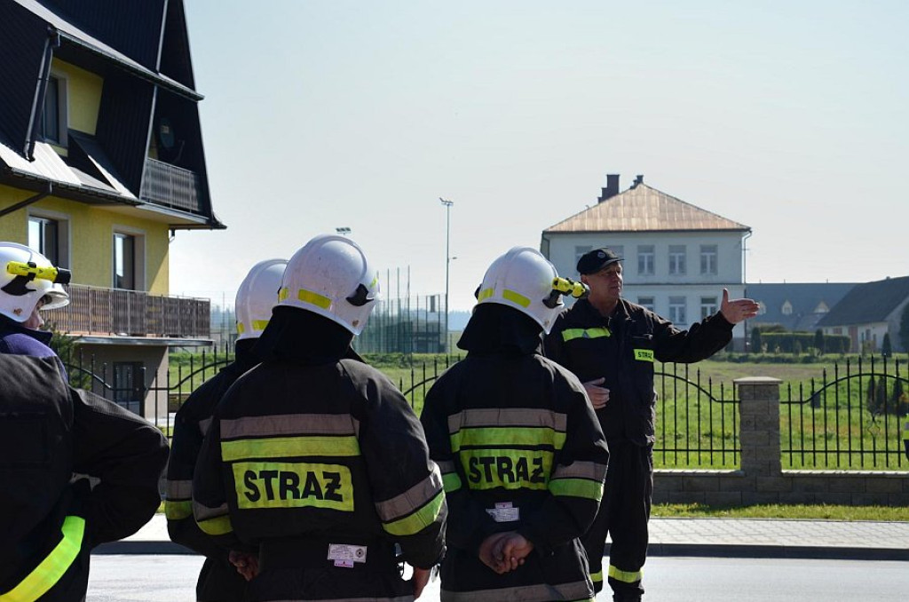 Strażackie manewry pod Babią Górą