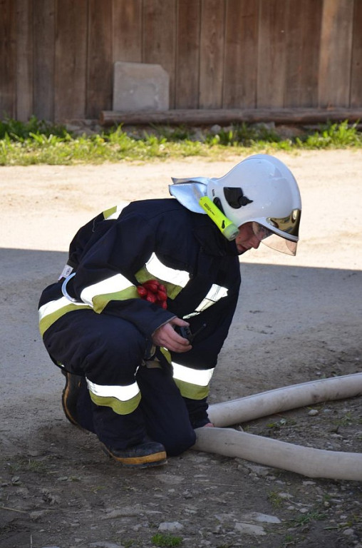 Strażackie manewry pod Babią Górą