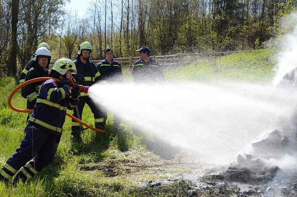 Strażackie manewry pod Babią Górą