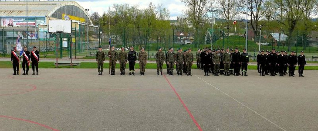 Ślubowanie nowotarskich kadetów