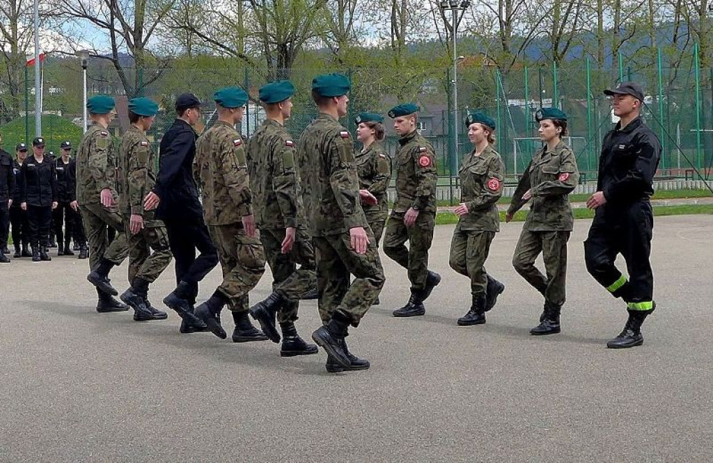 Ślubowanie nowotarskich kadetów