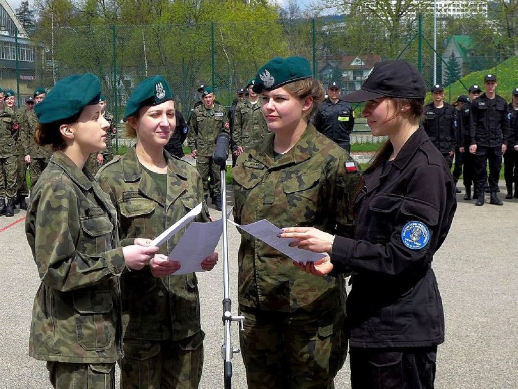 Ślubowanie nowotarskich kadetów