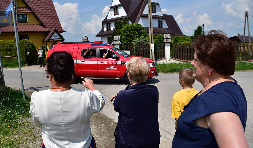 Pielgrzymka strażacka i motocyklowa Szlakiem Papieskim