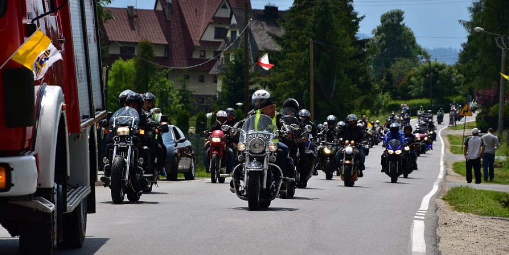 Pielgrzymka strażacka i motocyklowa Szlakiem Papieskim