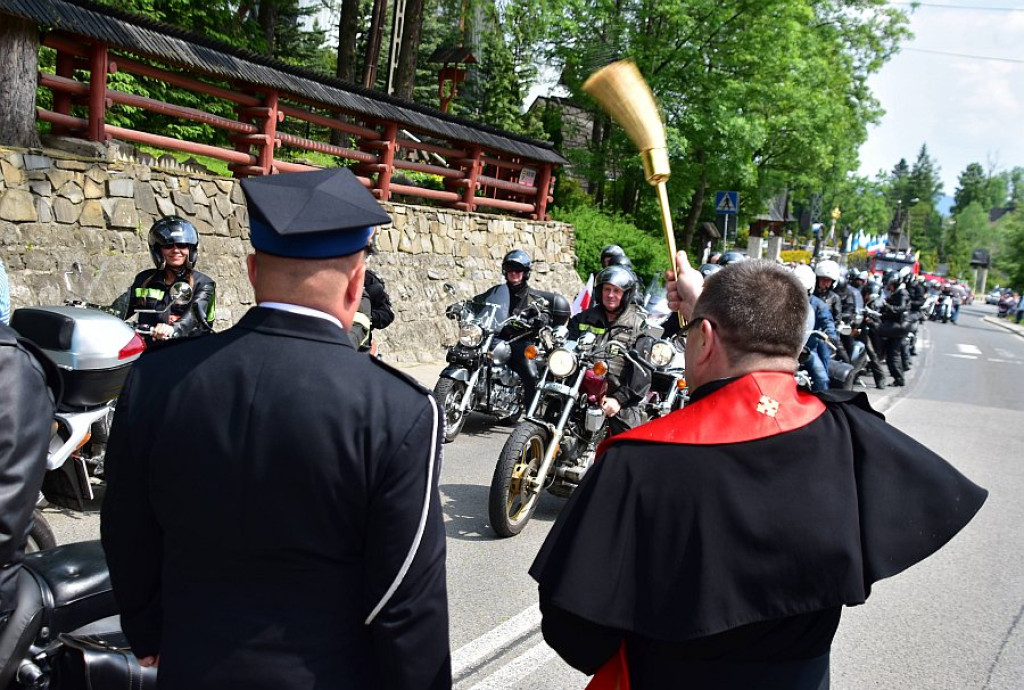 Pielgrzymka strażacka i motocyklowa Szlakiem Papieskim