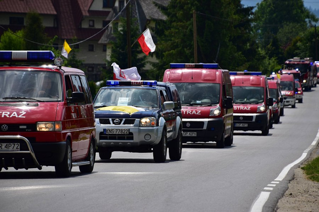 Pielgrzymka strażacka i motocyklowa Szlakiem Papieskim