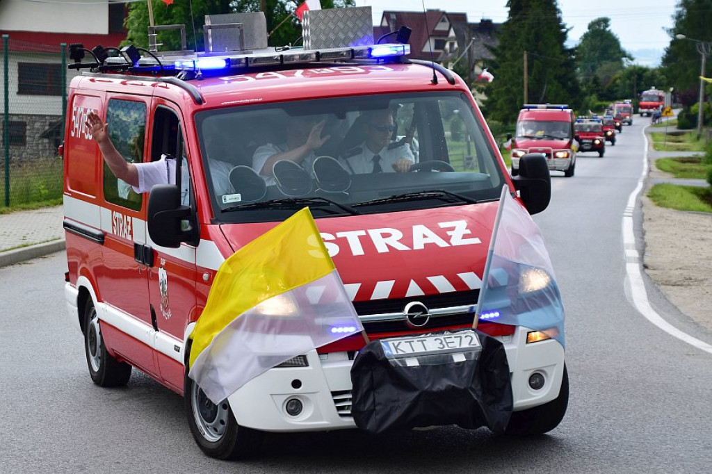 Pielgrzymka strażacka i motocyklowa Szlakiem Papieskim