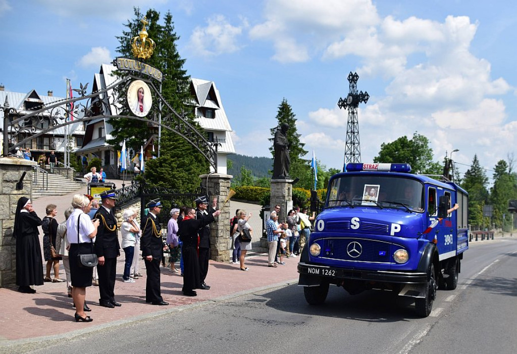 Pielgrzymka strażacka i motocyklowa Szlakiem Papieskim