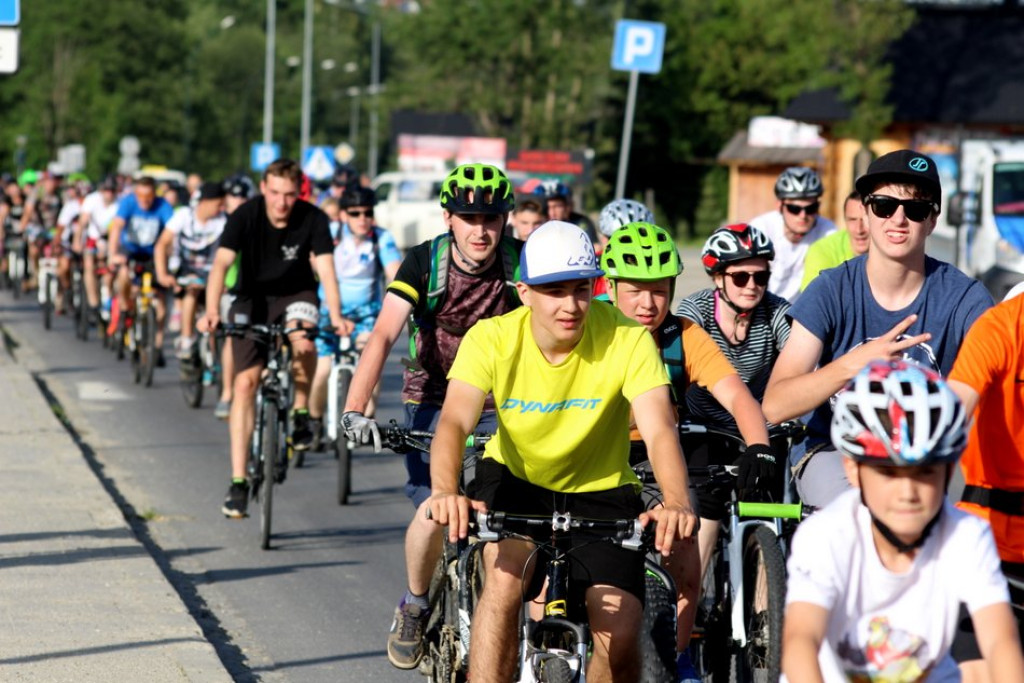 Rowerowa masa krytyczna zalała Zakopane