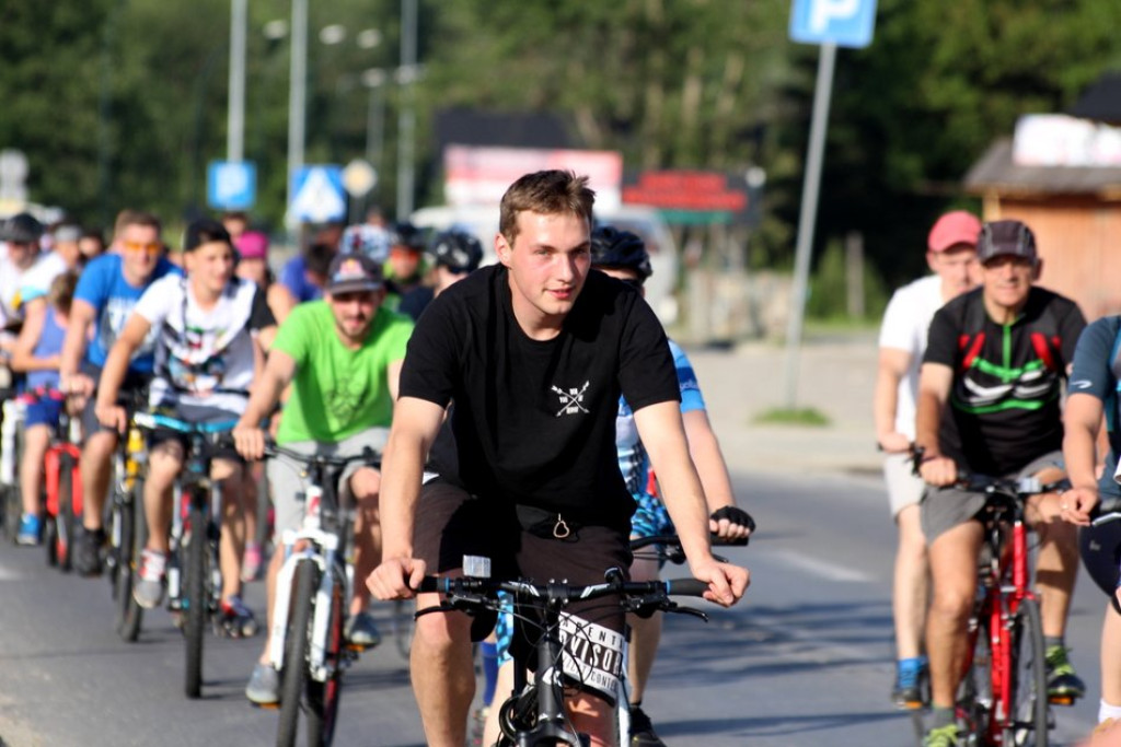 Rowerowa masa krytyczna zalała Zakopane