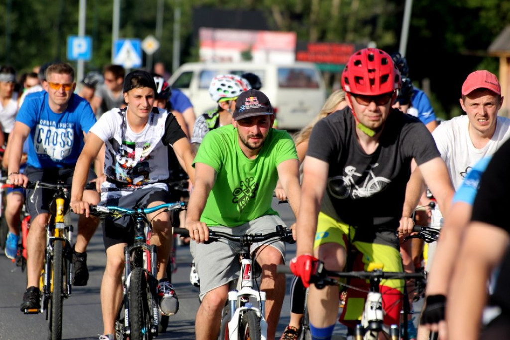 Rowerowa masa krytyczna zalała Zakopane