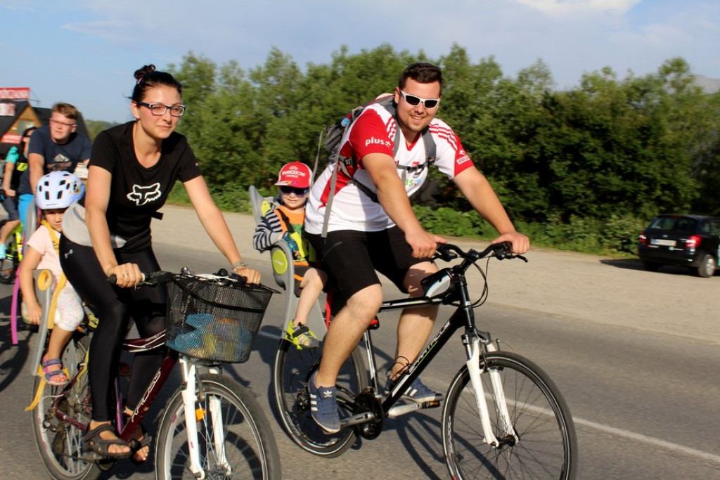 Rowerowa masa krytyczna zalała Zakopane