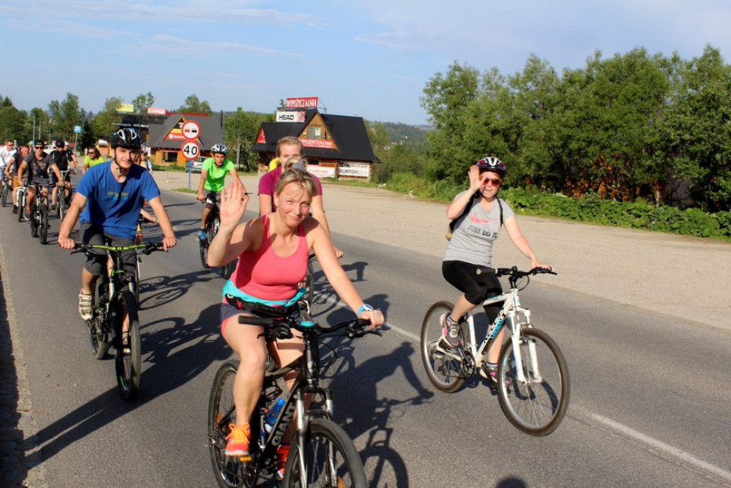 Rowerowa masa krytyczna zalała Zakopane