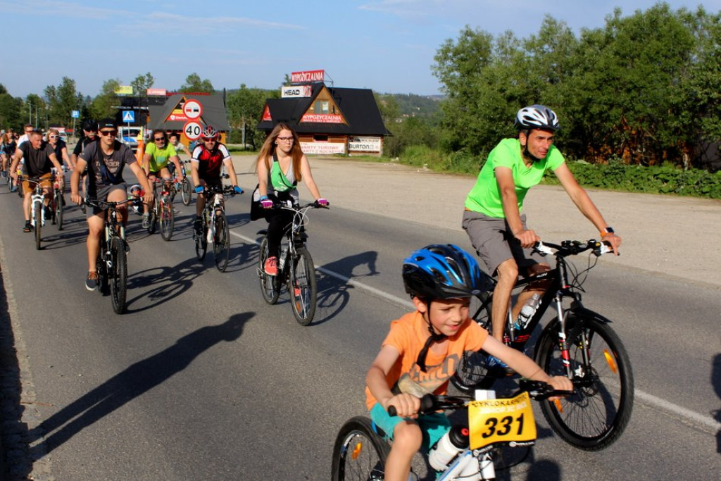 Rowerowa masa krytyczna zalała Zakopane