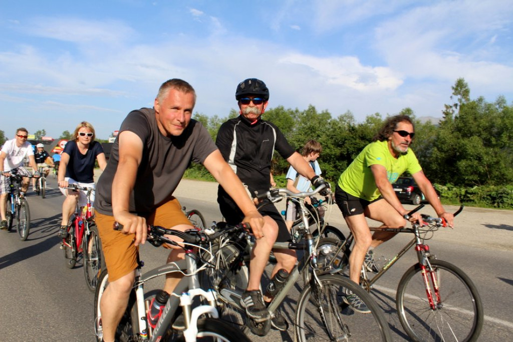 Rowerowa masa krytyczna zalała Zakopane