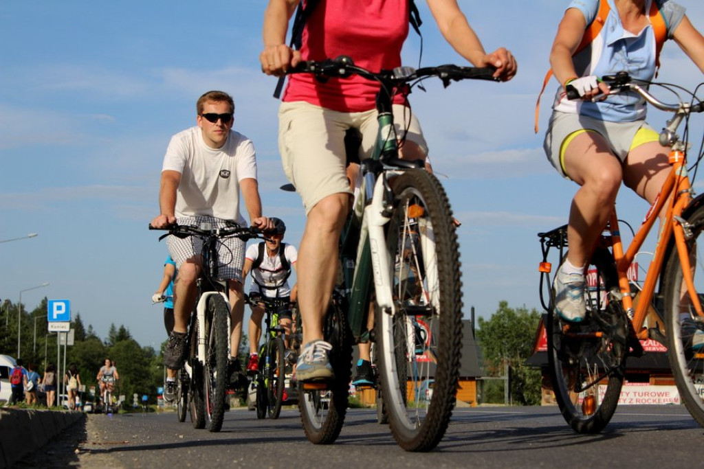 Rowerowa masa krytyczna zalała Zakopane