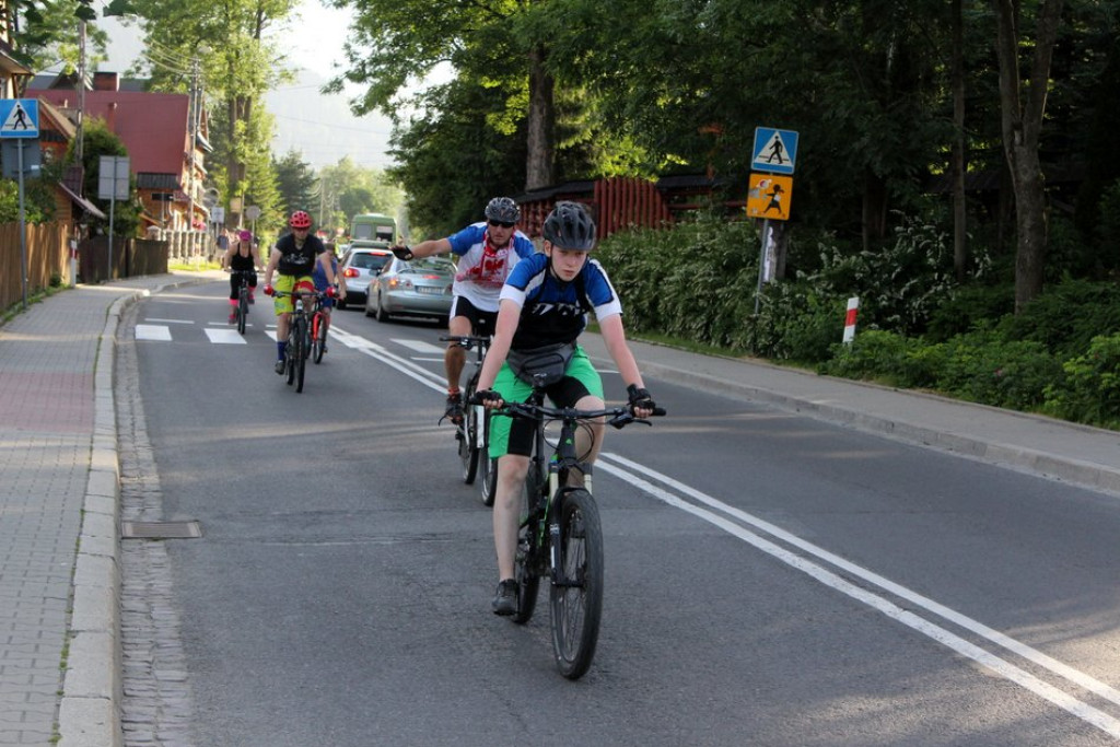Rowerowa masa krytyczna zalała Zakopane