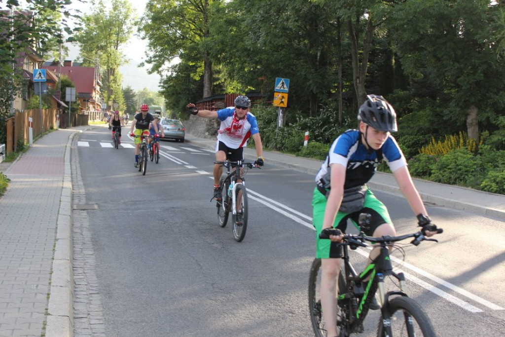 Rowerowa masa krytyczna zalała Zakopane